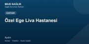 Özel Ege Liva Hastanesi adres ve telefon