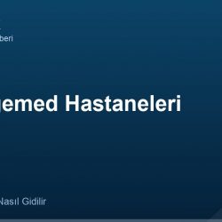 Özel Egemed Hastaneleri adres ve telefon