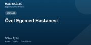 Özel Egemed Hastanesi adres ve telefon