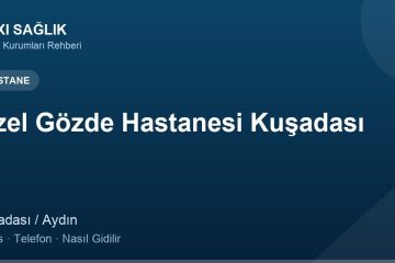 Özel Gözde Hastanesi Kuşadası adres ve telefon