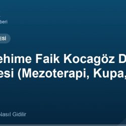 Söke Fehime Faik Kocagöz Devlet Hastanesi (Mezoterapi, Kupa, Ozon) adres ve telefon