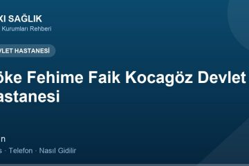 Söke Fehime Faik Kocagöz Devlet Hastanesi adres ve telefon