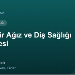 Balıkesir Ağız ve Diş Sağlığı Hastanesi adres ve telefon