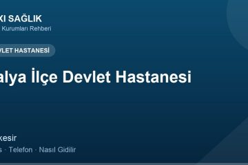 Balya İlçe Devlet Hastanesi adres ve telefon