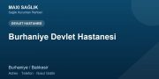 Burhaniye Devlet Hastanesi adres ve telefon