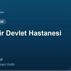 Balıkesir Devlet Hastanesi adres ve telefon