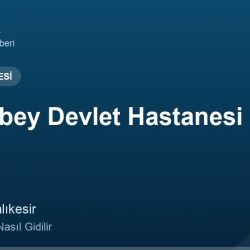 Dursunbey Devlet Hastanesi adres ve telefon