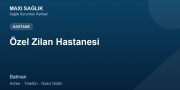 Özel Zilan Hastanesi adres ve telefon