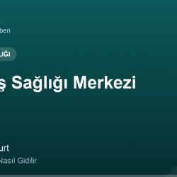 Ağız Diş Sağlığı Merkezi adres ve telefon