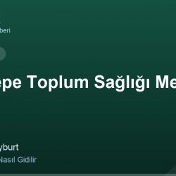 Aydıntepe Toplum Sağlığı Merkezi adres ve telefon