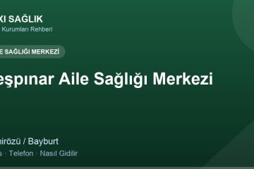 Beşpınar Aile Sağlığı Merkezi adres ve telefon