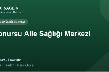 Konursu Aile Sağlığı Merkezi adres ve telefon