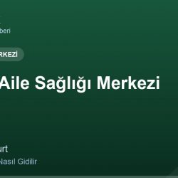 Maden Aile Sağlığı Merkezi adres ve telefon