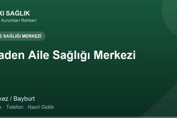 Maden Aile Sağlığı Merkezi adres ve telefon