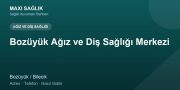 Bozüyük Ağız ve Diş Sağlığı Merkezi adres ve telefon