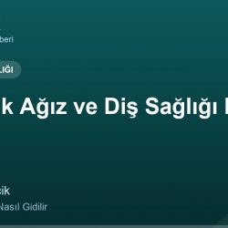 Bozüyük Ağız ve Diş Sağlığı Merkezi adres ve telefon