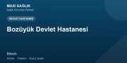Bozüyük Devlet Hastanesi adres ve telefon