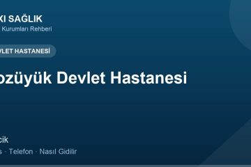 Bozüyük Devlet Hastanesi adres ve telefon