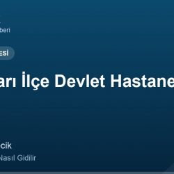 Gölpazarı İlçe Devlet Hastanesi adres ve telefon