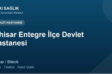İnhisar Entegre İlçe Devlet Hastanesi adres ve telefon