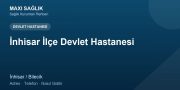 İnhisar İlçe Devlet Hastanesi adres ve telefon