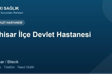 İnhisar İlçe Devlet Hastanesi adres ve telefon