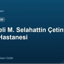 Osmaneli M. Selahattin Çetintaş Devlet Hastanesi adres ve telefon