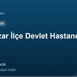 Yenipazar İlçe Devlet Hastanesi adres ve telefon