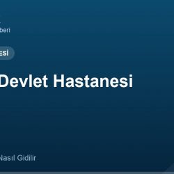 Bingöl Devlet Hastanesi adres ve telefon