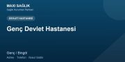 Genç Devlet Hastanesi adres ve telefon