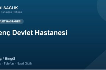 Genç Devlet Hastanesi adres ve telefon