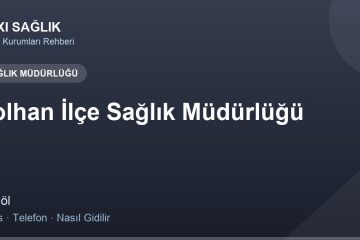 Solhan İlçe Sağlık Müdürlüğü adres ve telefon