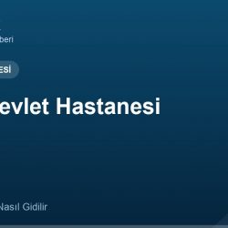 Ahlat Devlet Hastanesi adres ve telefon