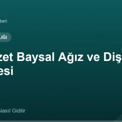 Bolu İzzet Baysal Ağız ve Diş Sağlığı Hastanesi adres ve telefon