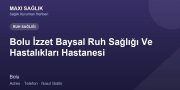 Bolu İzzet Baysal Ruh Sağlığı Ve Hastalıkları Hastanesi adres ve telefon
