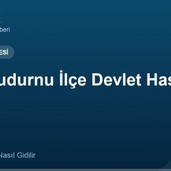 Bolu Mudurnu İlçe Devlet Hastanesi adres ve telefon