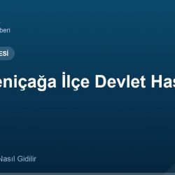 Bolu Yeniçağa İlçe Devlet Hastanesi adres ve telefon