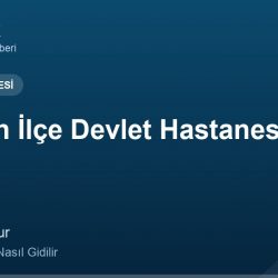 Ağlasun İlçe Devlet Hastanesi adres ve telefon