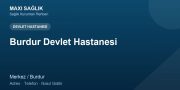 Burdur Devlet Hastanesi adres ve telefon