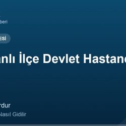 Karamanlı İlçe Devlet Hastanesi adres ve telefon