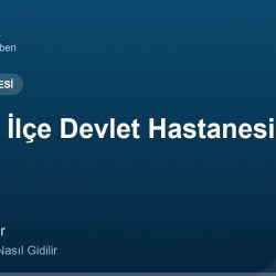 Tefenni İlçe Devlet Hastanesi adres ve telefon