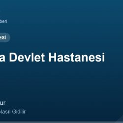 Yeşilova Devlet Hastanesi adres ve telefon