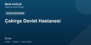 Çekirge Devlet Hastanesi adres ve telefon