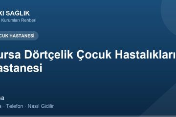 Bursa Dörtçelik Çocuk Hastalıkları Hastanesi adres ve telefon