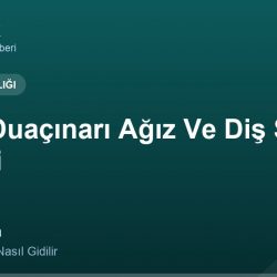 Bursa Duaçınarı Ağız Ve Diş Sağlığı Merkezi adres ve telefon