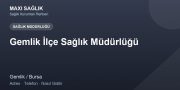 Gemlik İlçe Sağlık Müdürlüğü adres ve telefon