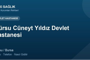 Gürsu Cüneyt Yıldız Devlet Hastanesi adres ve telefon