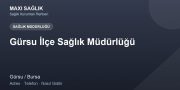 Gürsu İlçe Sağlık Müdürlüğü adres ve telefon