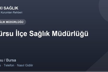 Gürsu İlçe Sağlık Müdürlüğü adres ve telefon