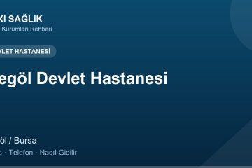 İnegöl Devlet Hastanesi adres ve telefon